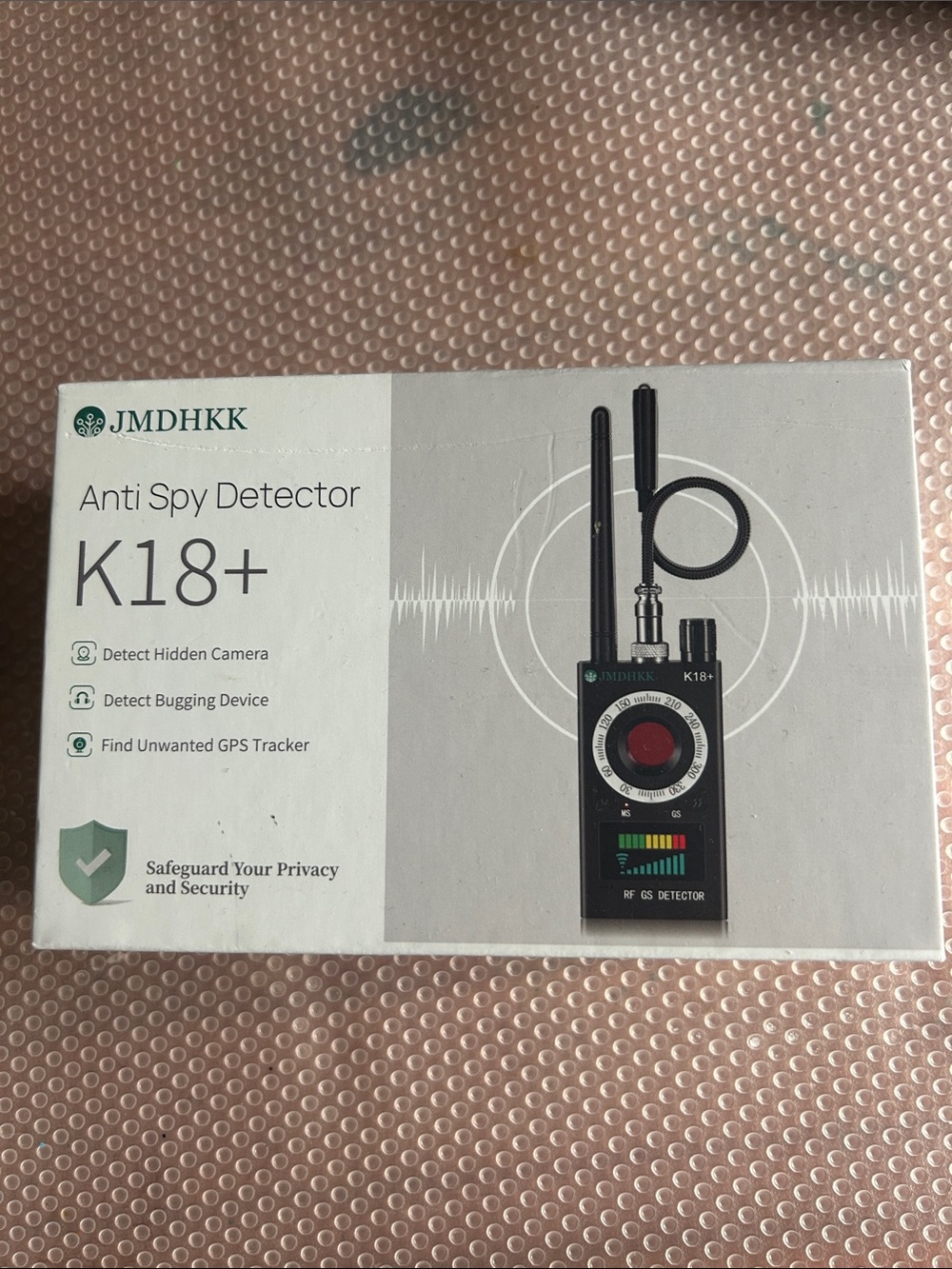 JMDHKK K18+ Anti Spy Detector - Black